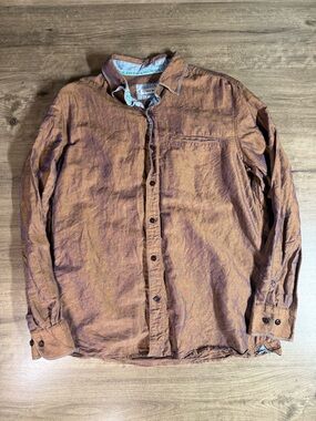 32 Bar Blues Men’s Long Sleeve Button Down Shirt Size Medium